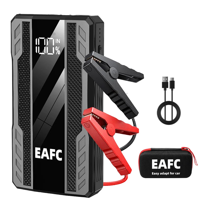 EAFC 2000A / 600A Car Jump Starter Portable Power Bank  Car Battery Booster 12V Auxiliary Starting Device for Diesel Gas