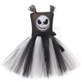4 Styles Sally/jack Costumes for Girls Halloween Carnival Dresses Kids Scary Disguise Outfit Children Fancy Clothes Tutu Outfit