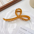 Elegant Jelly Color Bow Hair Claw For Women Girls Sweet Hair Ornament Back Headband Hair Clips Hairpin Fashion Hair Accessories